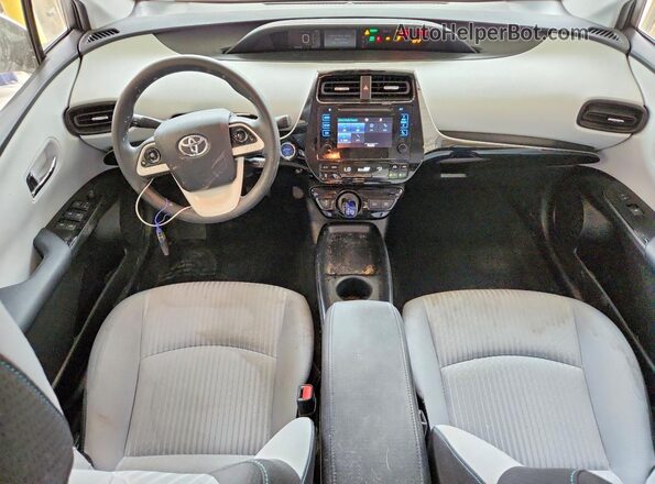 JTDKARFUXJ3060226 2018 TOYOTA PRIUS White Vista del salpicadero