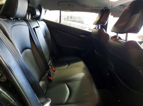 JTDKARFUXJ3546194 2018 TOYOTA PRIUS Black Հետևի նստատեղերի տեսք