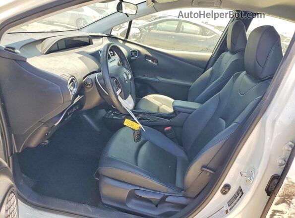 JTDKARFUXJ3551007 2018 TOYOTA PRIUS White Vista interior delantera