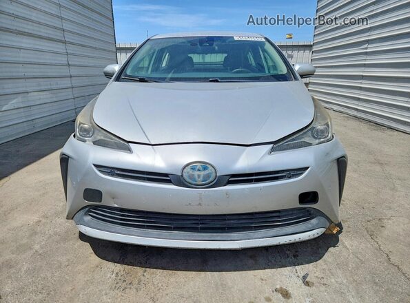 JTDKARFUXK3077447 2019 TOYOTA PRIUS Silver წინა ხედი