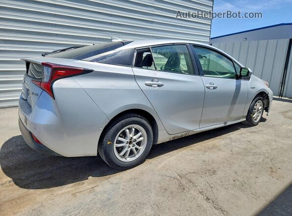 JTDKARFUXK3077447 2019 TOYOTA PRIUS Silver უკანა მარჯვენა