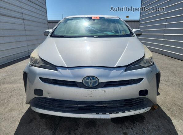 JTDKARFUXK3077447 2019 TOYOTA PRIUS Silver სალონის 360-გრადუსიანი ხედი
