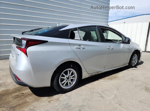 JTDKARFUXK3077447 2019 TOYOTA PRIUS Silver 
