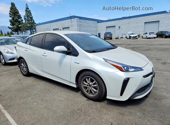 JTDKARFUXK3080185 2019 TOYOTA PRIUS White Przód prawy