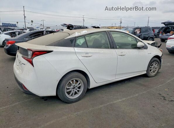 JTDKARFUXK3086889 2019 TOYOTA PRIUS Белый Задняя правая четверть