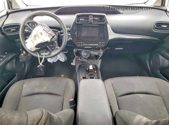 JTDKARFUXK3086889 2019 TOYOTA PRIUS Белый Вид панели приборов