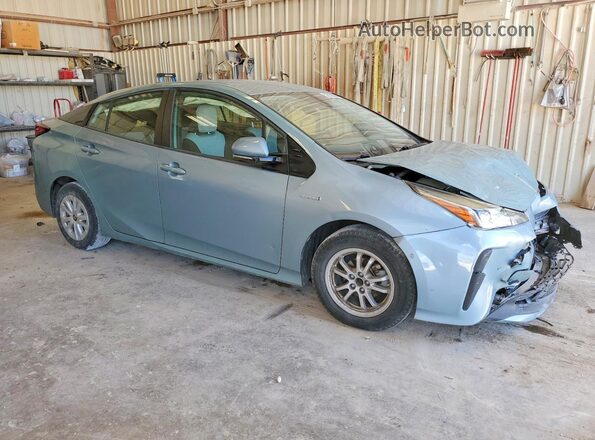 JTDKARFUXK3092448 2019 TOYOTA PRIUS Blue წინა მარჯვენა