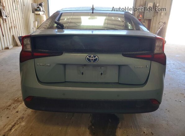 JTDKARFUXK3092448 2019 TOYOTA PRIUS Blue უკანა ხედი