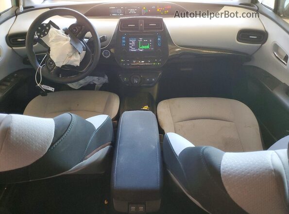 JTDKARFUXK3092448 2019 TOYOTA PRIUS Blue წინა პანელის ხედი