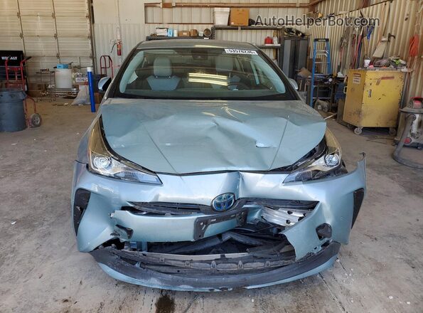 JTDKARFUXK3092448 2019 TOYOTA PRIUS Blue წინა ხედი