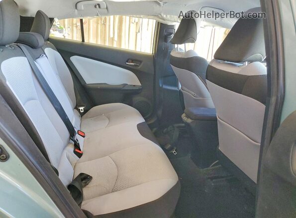 JTDKARFUXK3092448 2019 TOYOTA PRIUS Blue უკანა სავარძლების ხედი