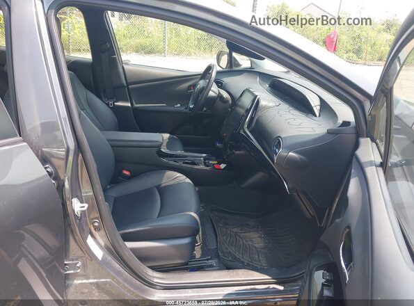 JTDKARFUXK3097326 2019 TOYOTA PRIUS Серый Вид салона спереди