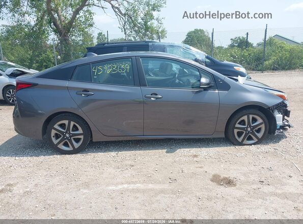 JTDKARFUXK3097326 2019 TOYOTA PRIUS Серый Вид задней части салона