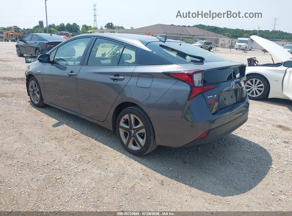 JTDKARFUXK3097326 2019 TOYOTA PRIUS Серый Задняя левая четверть