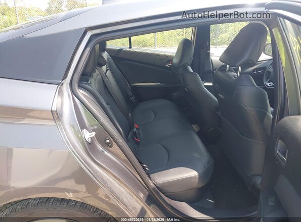 JTDKARFUXK3097326 2019 TOYOTA PRIUS Серый Вид наклейки с VIN-кодом