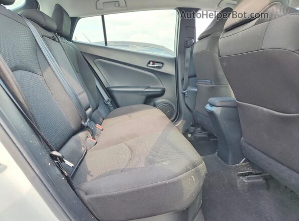 JTDKARFUXL3104745 2020 TOYOTA PRIUS White Հետևի նստատեղերի տեսք