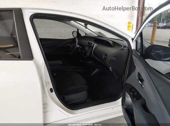 JTDKARFUXL3119679 2020 TOYOTA PRIUS White Սալոնի դիմացի տեսք