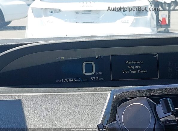 JTDKARFUXL3123389 2020 TOYOTA PRIUS Silver Widok tylnych siedzeń