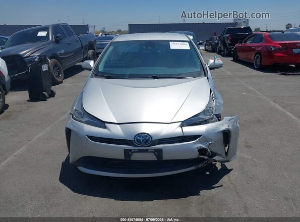 JTDKARFUXL3123389 2020 TOYOTA PRIUS Silver Widok zestawu wskaźników