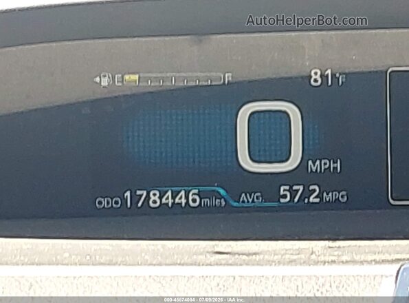 JTDKARFUXL3123389 2020 TOYOTA PRIUS Silver 