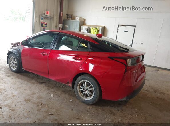 JTDKARFUXL3124218 2020 TOYOTA PRIUS Red Задня ліва чверть