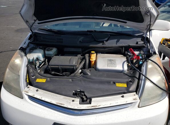 JTDKB20U183362530 2008 TOYOTA PRIUS White Widok wnętrza z tyłu