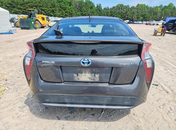 JTDKBRFU1H3029292 2017 TOYOTA PRIUS Угольный Вид сзади