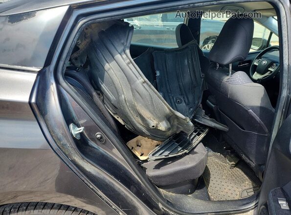JTDKBRFU1H3029292 2017 TOYOTA PRIUS Угольный Вид задних сидений