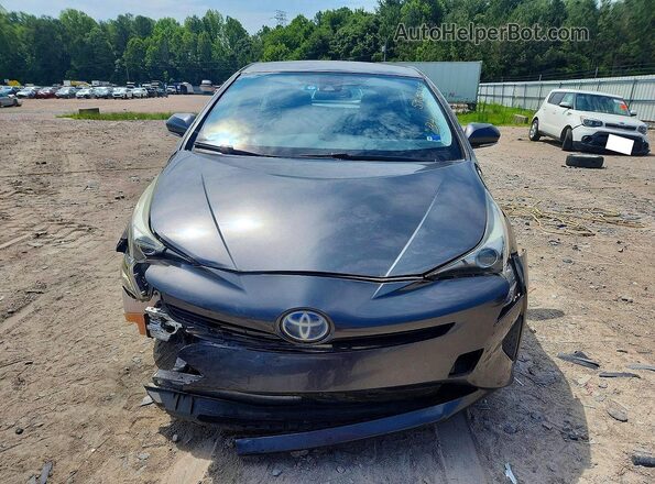 JTDKBRFU1H3029292 2017 TOYOTA PRIUS Угольный Вид спереди
