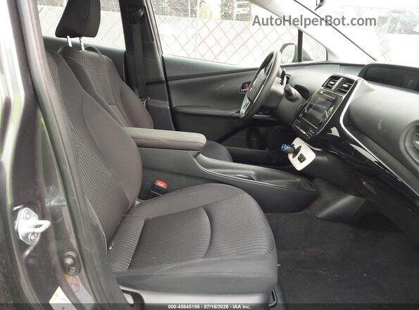 JTDKBRFUXH3031705 2017 TOYOTA PRIUS Gray Front interior view