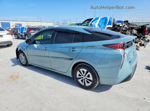 JTDKBRFUXH3574486 2017 TOYOTA PRIUS Blue Rear left
