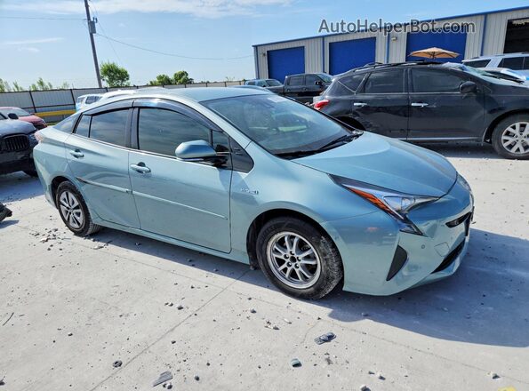 JTDKBRFUXH3574486 2017 TOYOTA PRIUS Blue Front right