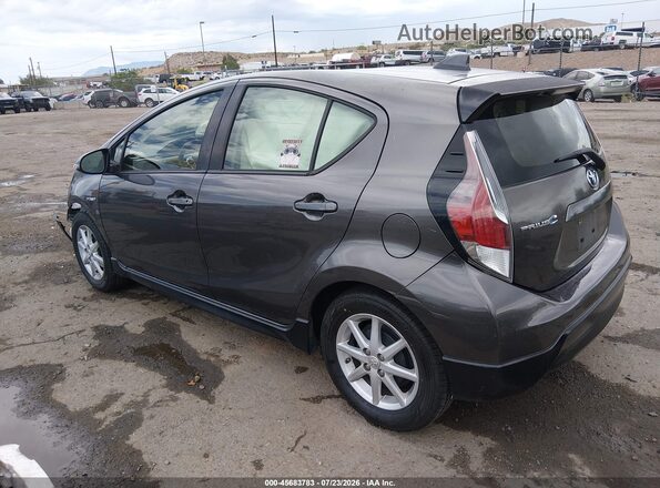 JTDKDTB30H1592575 2017 TOYOTA PRIUS C Серый Задняя левая четверть