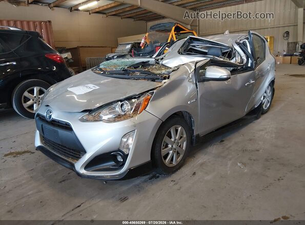 JTDKDTB38H1593179 2017 TOYOTA PRIUS C Silver Передня ліва чверть