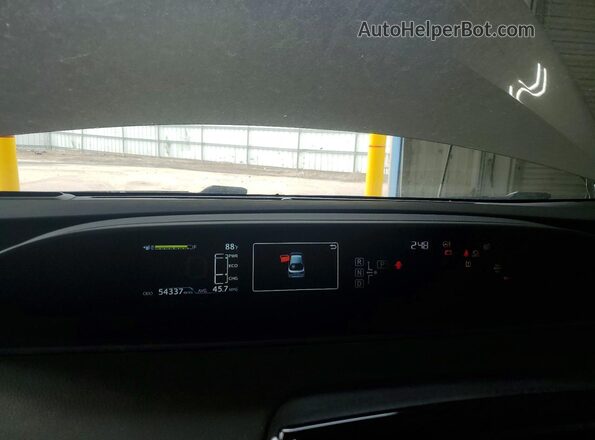 JTDL9MFU0N3034739 2022 TOYOTA PRIUS Silver Widok zestawu wskaźników