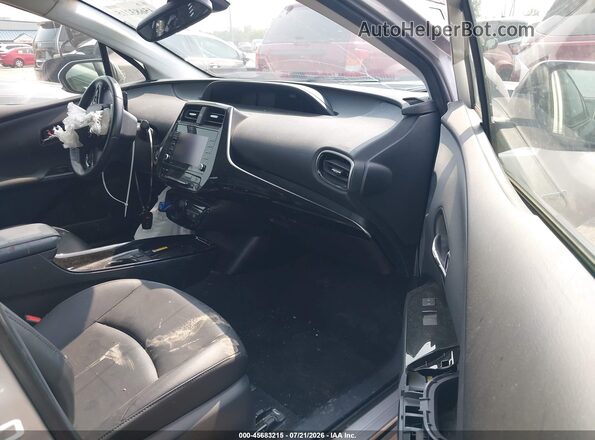 JTDL9MFU1M3025143 2021 TOYOTA PRIUS Silver Սալոնի դիմացի տեսք