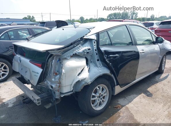 JTDL9MFU1M3025143 2021 TOYOTA PRIUS Silver Հետևի աջ