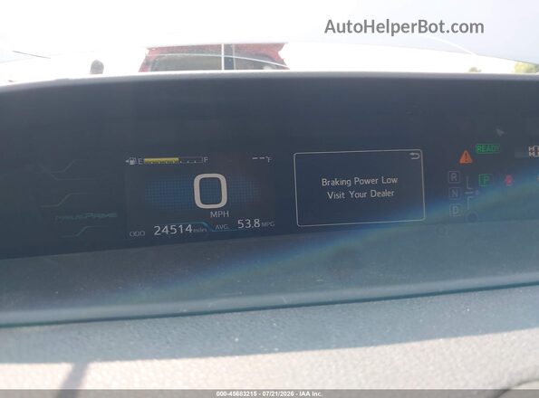 JTDL9MFU1M3025143 2021 TOYOTA PRIUS Silver Հետևի նստատեղերի տեսք