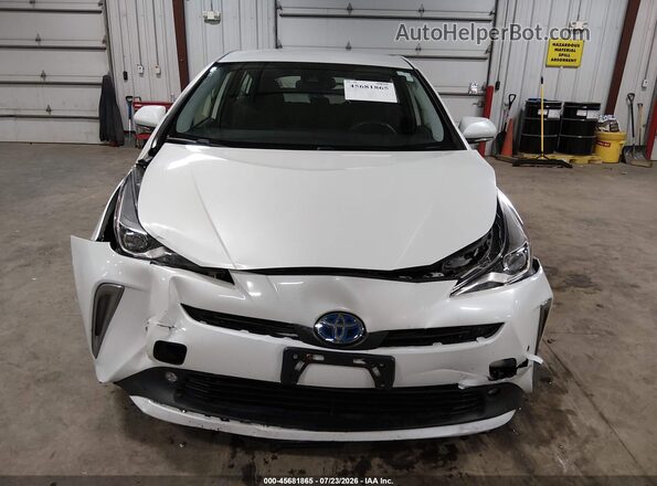 JTDL9MFU2M3023546 2021 TOYOTA PRIUS White ხელსაწყოთა პანელის ხედი