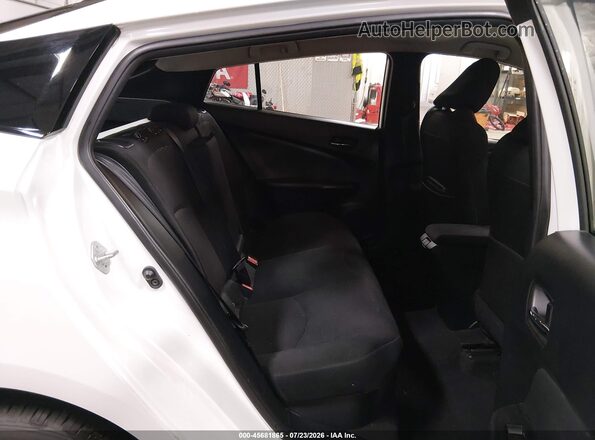 JTDL9MFU2M3023546 2021 TOYOTA PRIUS White VIN კოდის სტიკერის ხედი
