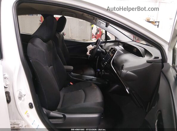 JTDL9MFU2M3023546 2021 TOYOTA PRIUS White წინა სალონის ხედი