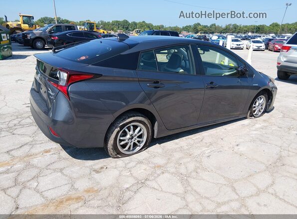 JTDL9MFU2M3027371 2021 TOYOTA PRIUS Серебряный Задняя правая четверть