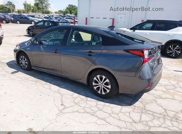 JTDL9MFU2M3027371 2021 TOYOTA PRIUS Серебряный Задняя левая четверть