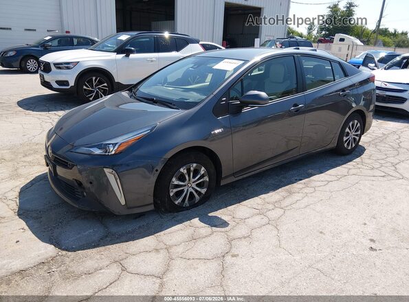 JTDL9MFU2M3027371 2021 TOYOTA PRIUS Серебряный Передняя левая четверть