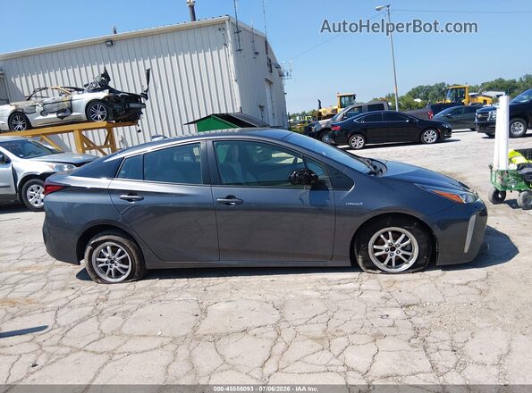 JTDL9MFU2M3027371 2021 TOYOTA PRIUS Серебряный Вид задней части салона
