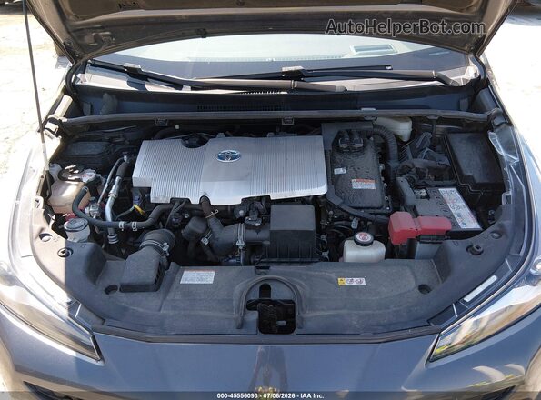 JTDL9MFU2M3027371 2021 TOYOTA PRIUS Серебряный Вид сзади