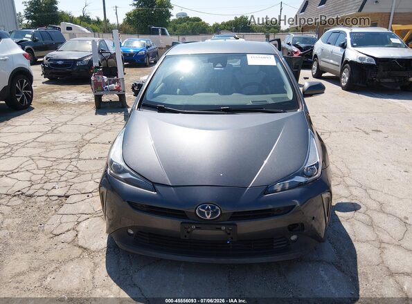JTDL9MFU2M3027371 2021 TOYOTA PRIUS Серебряный Вид щитка приборов