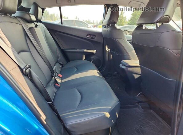 JTDL9MFU3M3025371 2021 TOYOTA PRIUS Blue Вид задніх сидінь