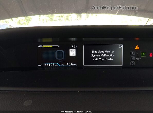 JTDL9MFU5N3039631 2022 TOYOTA PRIUS Gray Вид задніх сидінь
