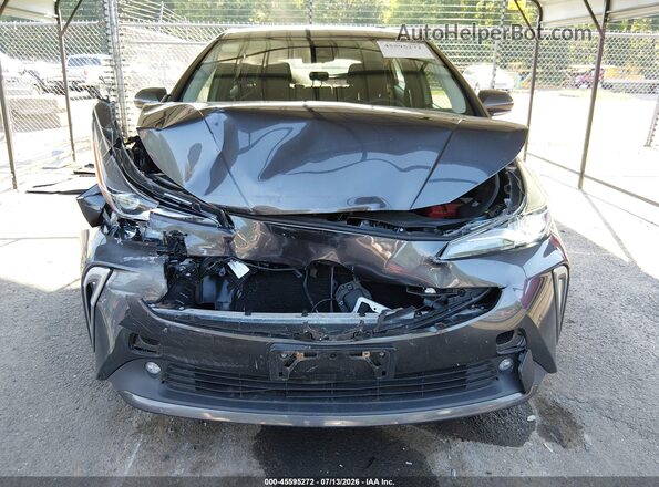 JTDL9MFU5N3039631 2022 TOYOTA PRIUS Gray Вид спереду